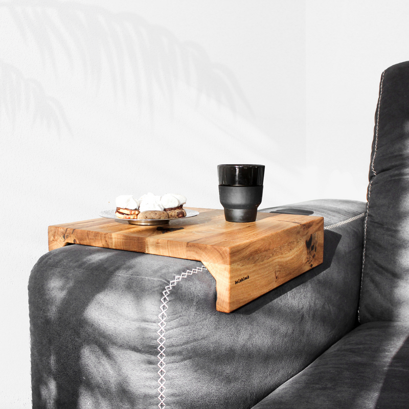 Sofaablage aus Holz